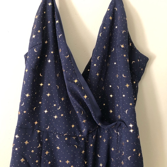 Dreamy Celestial Stars and Moons Dressy Jumpsuit - Picture 2 of 12